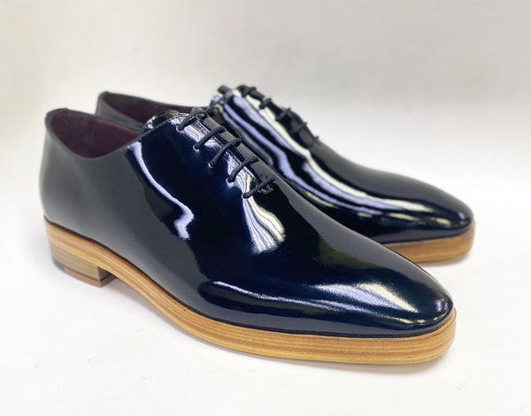 C Collection Patent Leather Oxford - Black