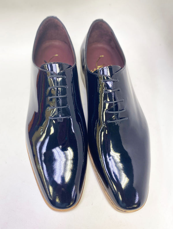 C Collection Patent Leather Oxford - Black