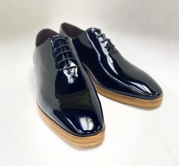 C Collection Patent Leather Oxford - Black