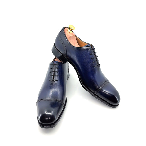 Ugo Vasare Calfskin Oxford - Navy