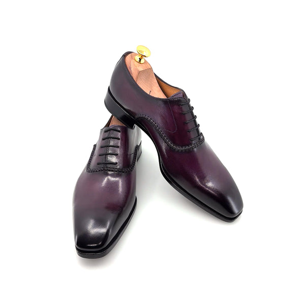 Ugo Vasare Leather Oxford - Purple