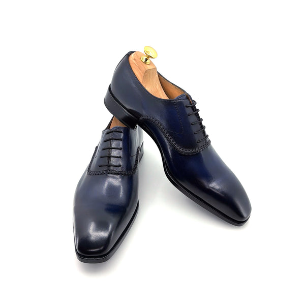 Ugo Vasare Leather Oxford - Navy