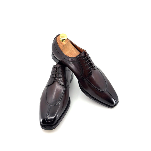 Maurice Leather Lace-Up Oxford - Brown