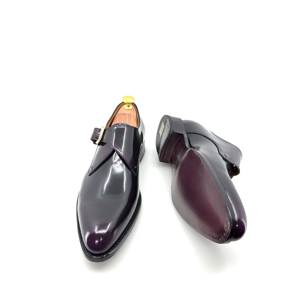 Ugo Vasare Patent Monkstrap - Purple