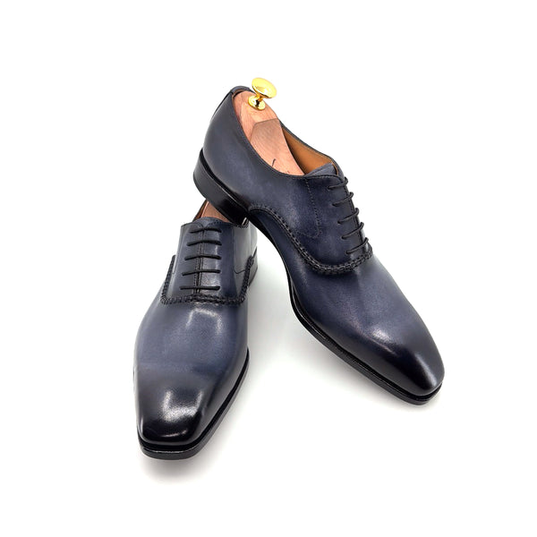 Ugo Vasare Leather Oxford - Grey