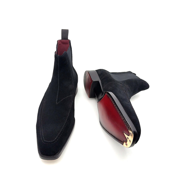 Maurice Suede Boot - Black
