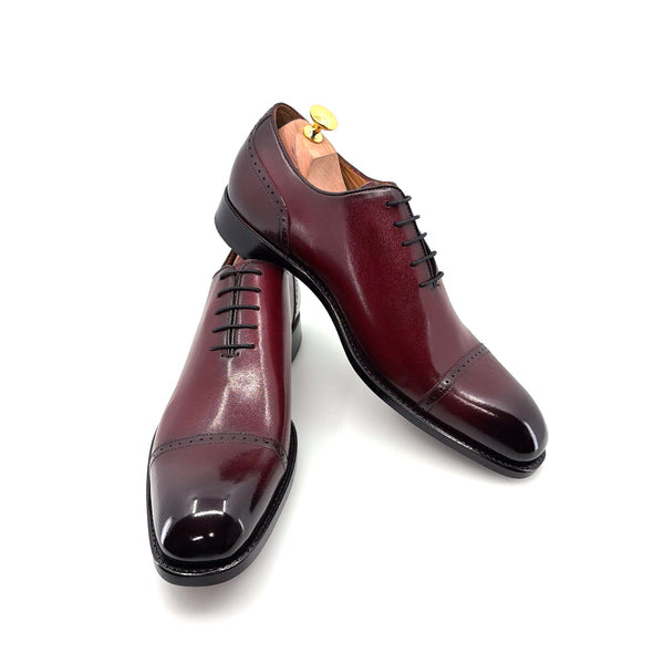 Ugo Vasare Anthony Calfskin Oxford - Burgundy