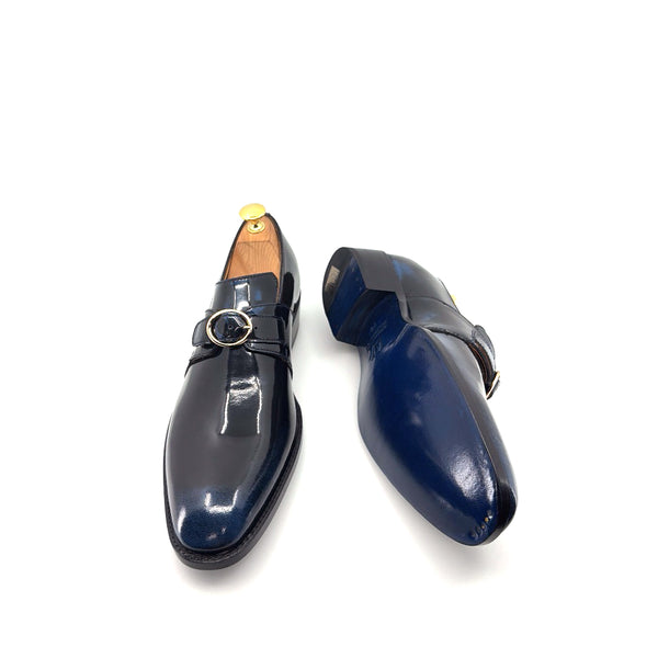 Ugo Vasare Patent Leather Slip-On - Blue