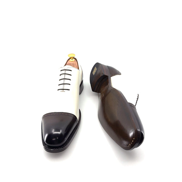 Ugo Vasare Anthony Calfskin Oxford - Brown/Bone
