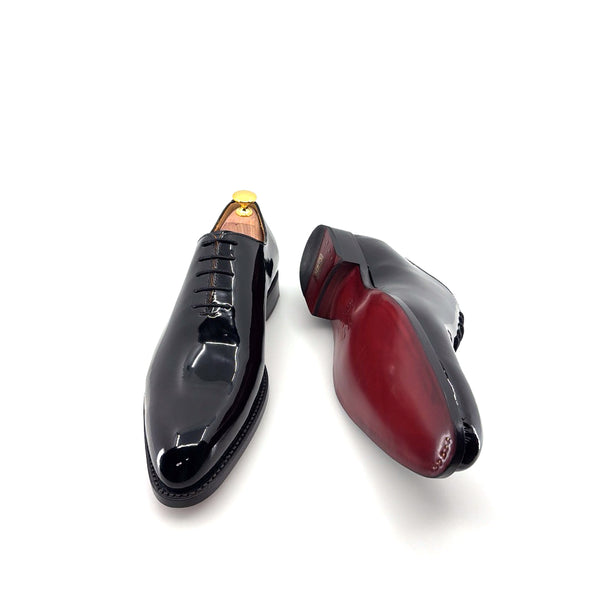 Ugo Vasare Patent Leather Oxford - Black