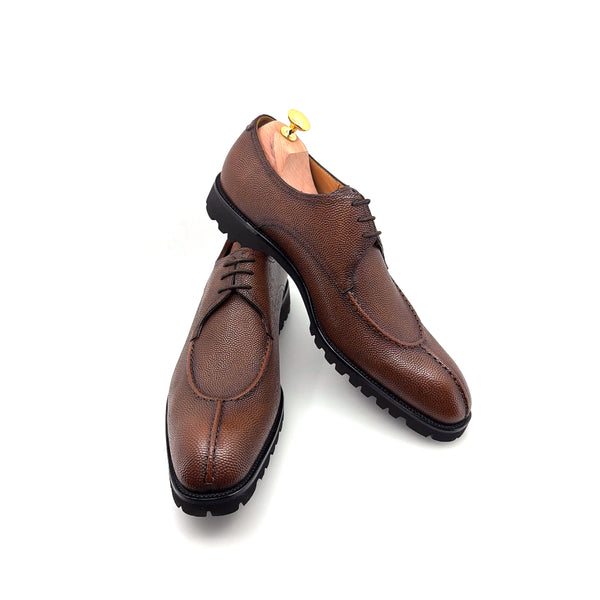 Ugo Vasare Jayden Pebble Grain Oxford - Tan