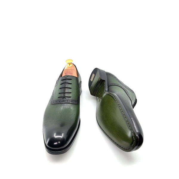 Ugo Vasare Leather Oxford - Green
