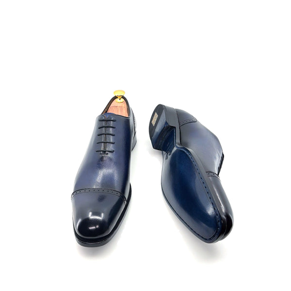 Ugo Vasare Calfskin Oxford - Navy