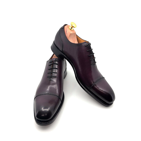 Ugo Vasare Henry Leather Shoe - Purple