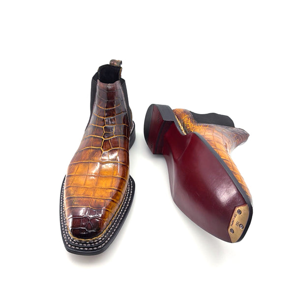 Maurice Custom Alligator Boot Collab with Mr. Maximoff - Carmel