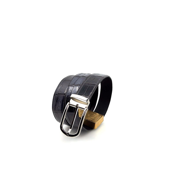 Maurice Custom Alligator Belt - Black
