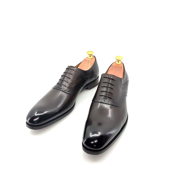 Ugo Vasare Leather Lace-Up Oxford - Dark/Brown