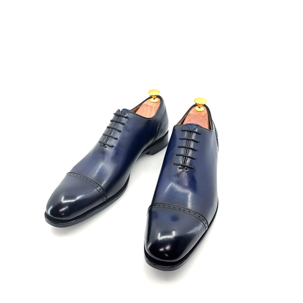 Ugo Vasare Calfskin Oxford - Navy