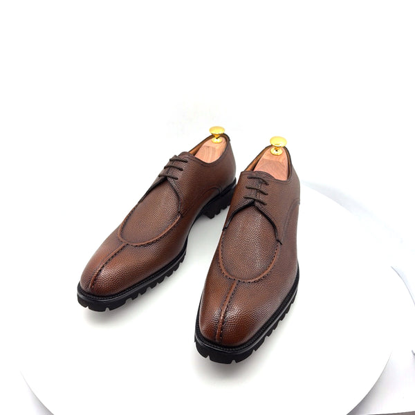 Ugo Vasare Jayden Pebble Grain Oxford - Tan