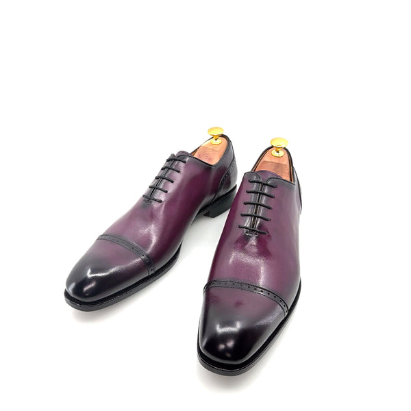 Ugo Vasare Calfskin Oxford - Purple