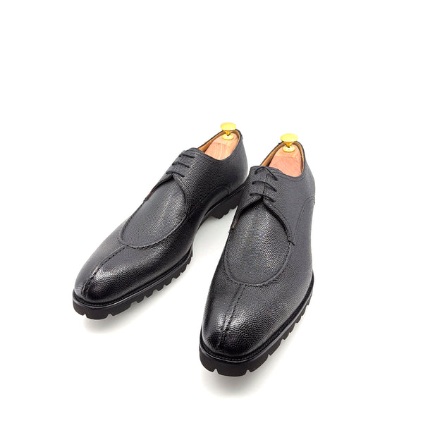 Ugo Vasare Jayden Pebble Grain Oxford - Black