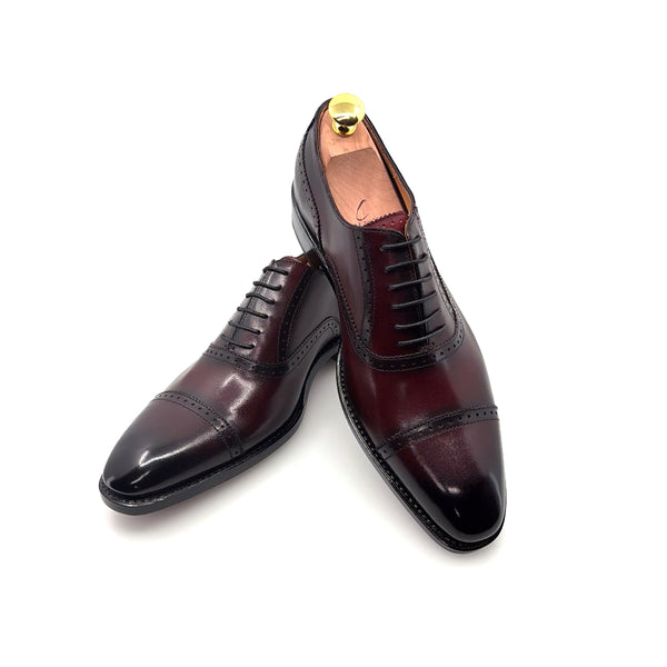 Ugo Vasare Calfskin Oxford - Burgundy