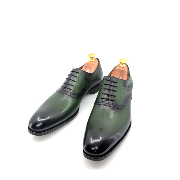 Ugo Vasare Leather Oxford - Green