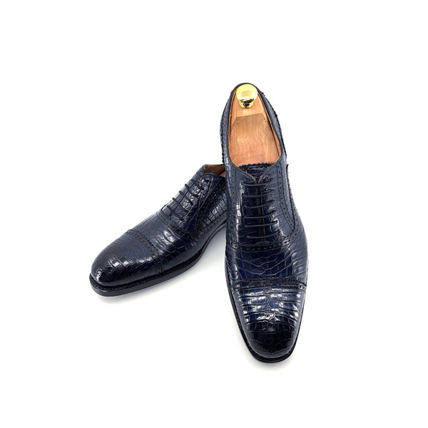 Ugo Vasare Alligator Oxford - Navy