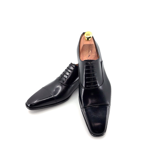 Ugo Vasare New Orleans Leather Shoes - Black