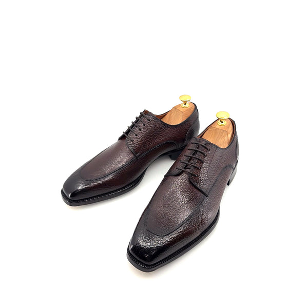 Maurice Peccary Leather Lace-Up Oxford - Brown
