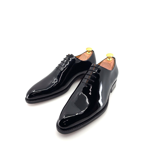 Ugo Vasare Patent Leather Oxford - Black