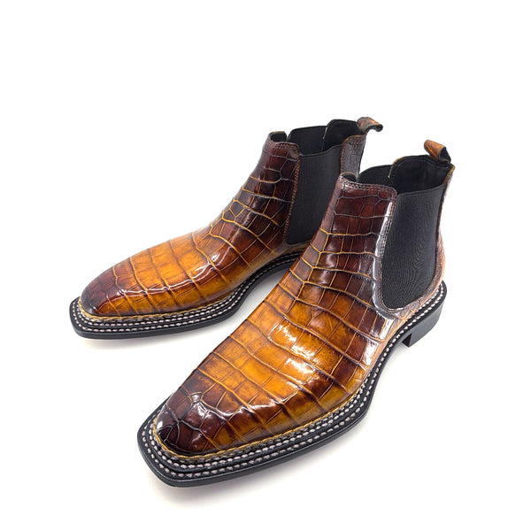 Maurice Custom Alligator Boot Collab with Mr. Maximoff - Carmel