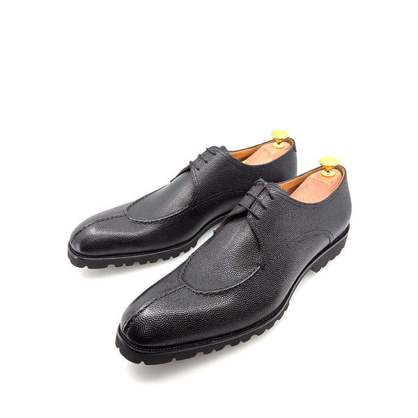 Ugo Vasare Jayden Pebble Grain Oxford - Black
