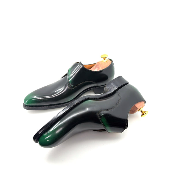 Ugo Vasare Patent Monkstrap - Green