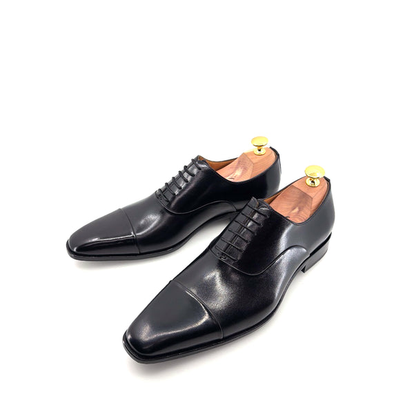 Ugo Vasare New Orleans Leather Shoes - Black