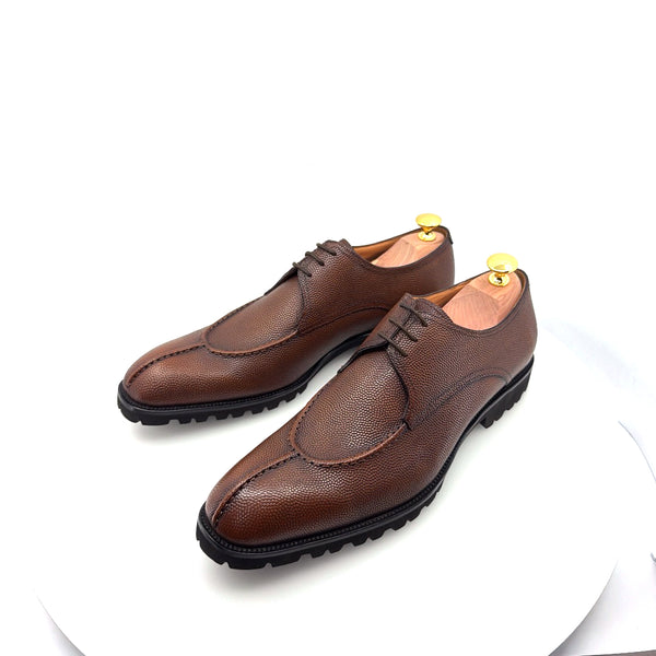Ugo Vasare Jayden Pebble Grain Oxford - Tan