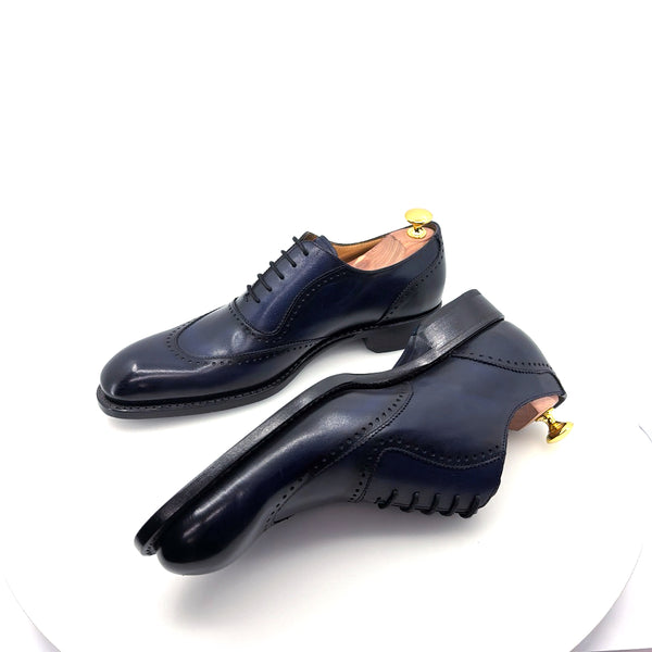 Ugo Vasare Charlton Calfskin Oxford - Navy