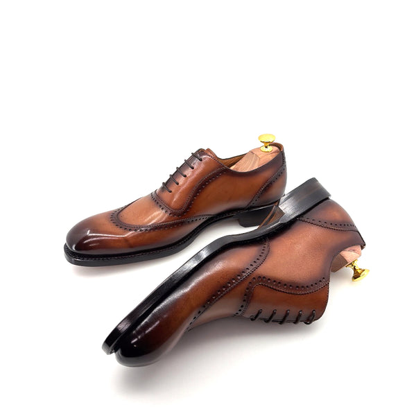 Ugo Vasare Charlton Calfskin Oxford - Walnut