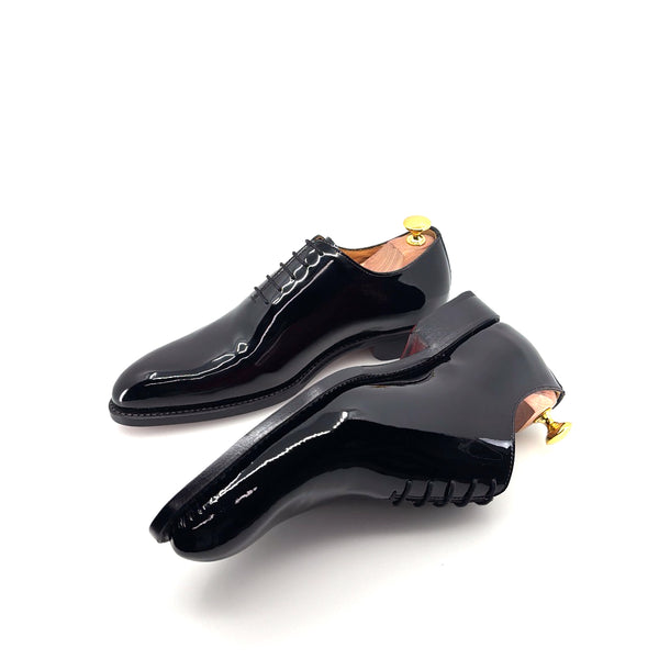 Ugo Vasare Patent Leather Oxford - Black