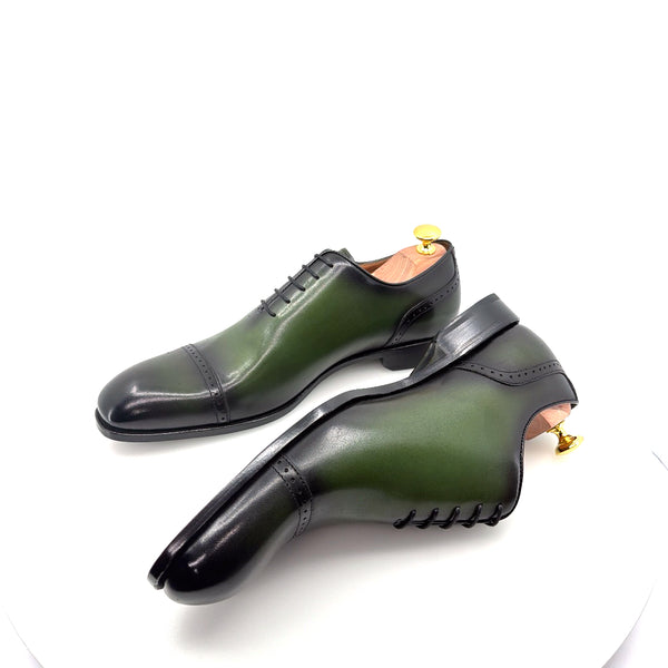 Ugo Vasare Calfskin Oxford - Green