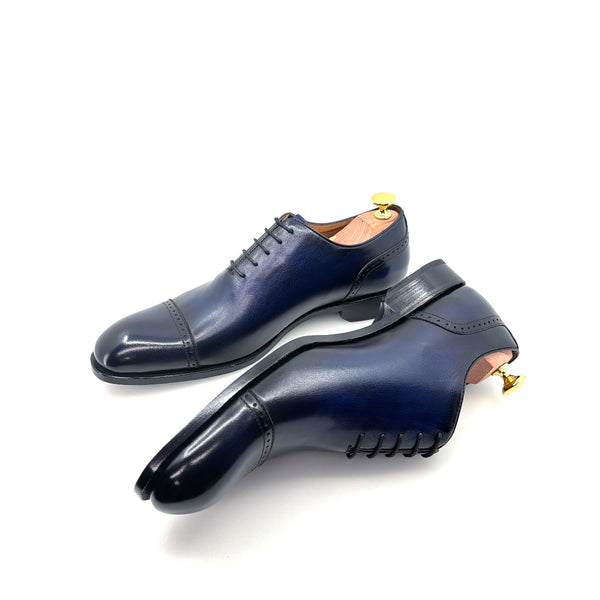 Ugo Vasare Calfskin Oxford - Navy