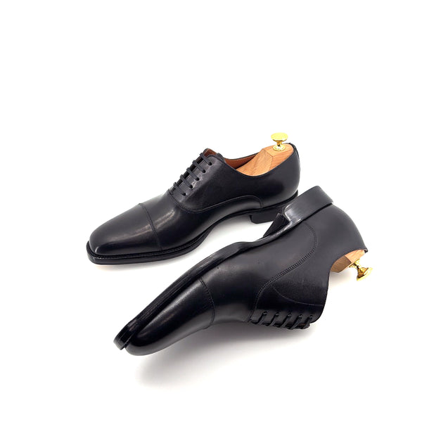 Maurice Leather Lace-Up Oxford - Black