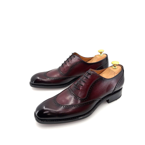 Ugo Vasare Charlton Calfskin Oxford - Burgundy
