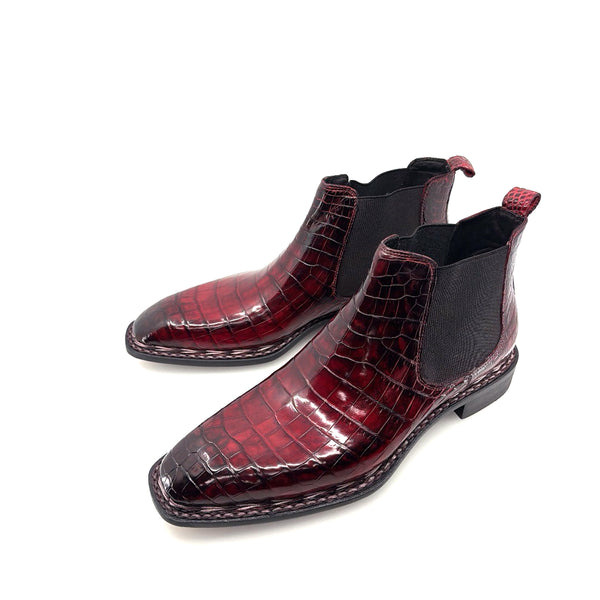 Maurice New York Custom Alligator Boot - Red