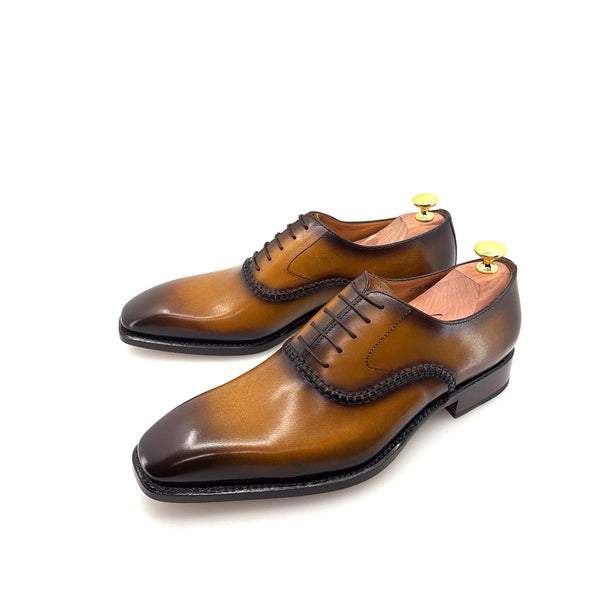 Ugo Vasare Leather Oxford - Caramel