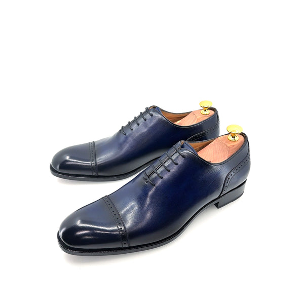 Ugo Vasare Calfskin Oxford - Navy