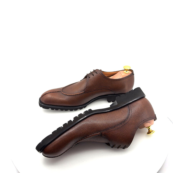 Ugo Vasare Jayden Pebble Grain Oxford - Tan