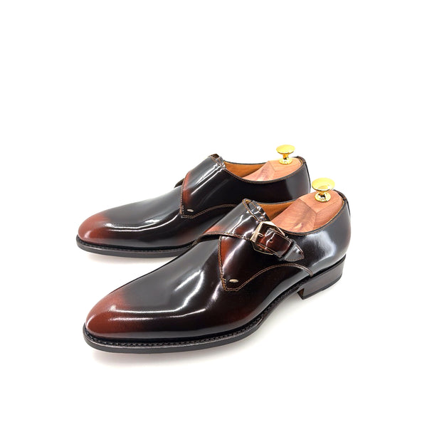 Ugo Vasare Leather Monkstrap - Caramel