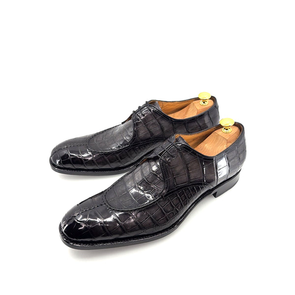 Ugo Vasare Jayden Alligator Shoe - Grey