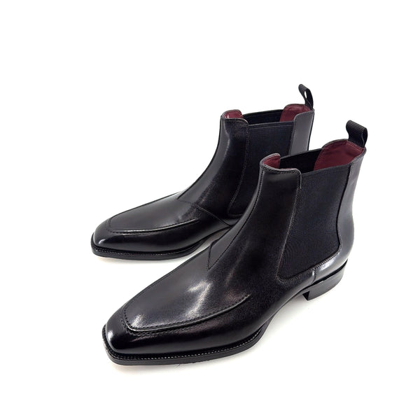 Maurice Leather Boot - Black